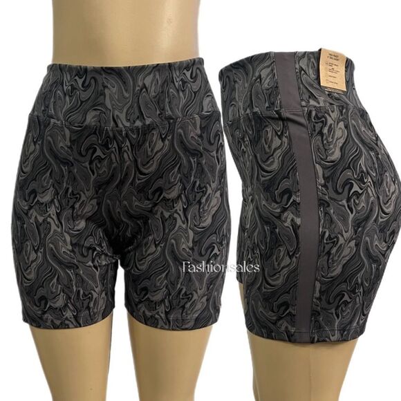 Victorias Secret Pink Active Soft Ultímate High Waist 6” Bike Shorts gray marble - Picture 5 of 5